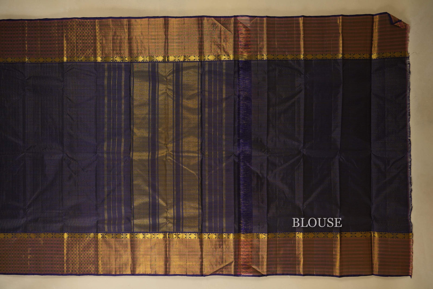 vintage kanjivaram silk saree blouse