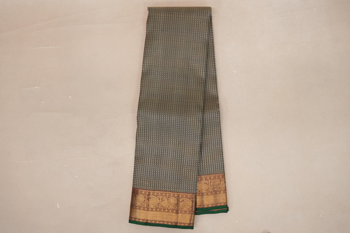 Sage Green Heirloom Kanjivaram Silk Saree online