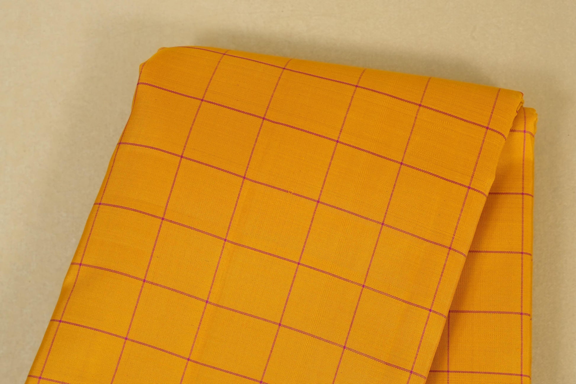 Mustard Kanjivaram Silk Saree body zoom