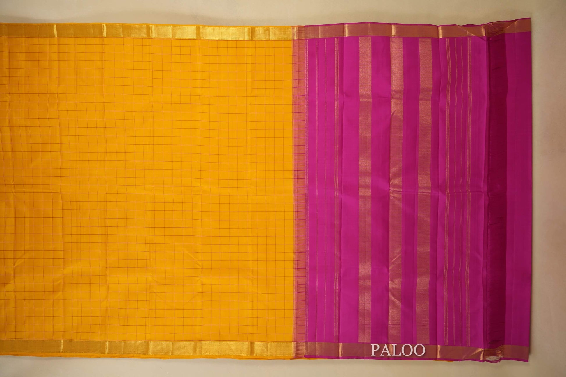 vintage kanjivaram silk saree paloo