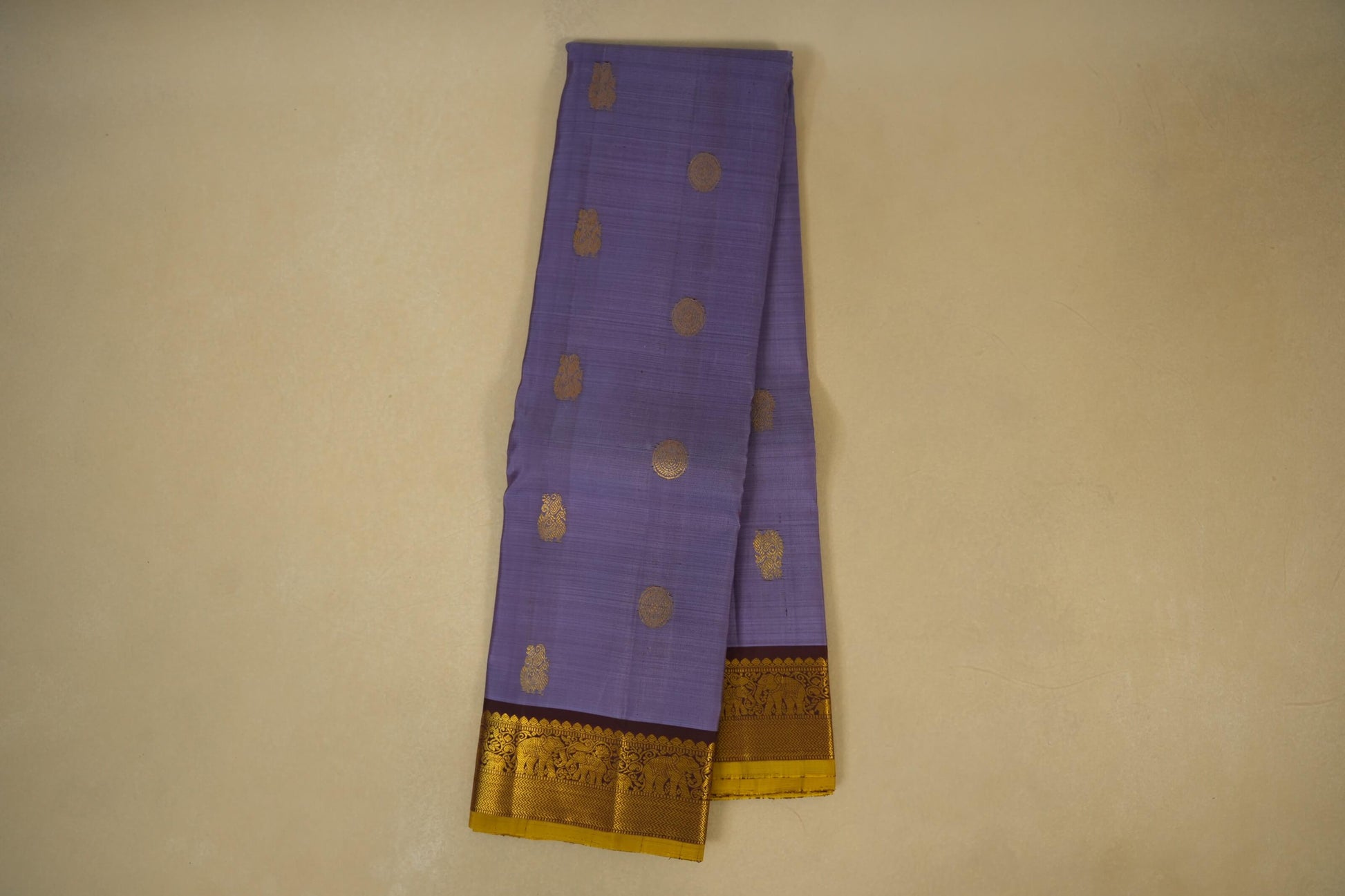 online Lavender Kanjivaram Silk Saree