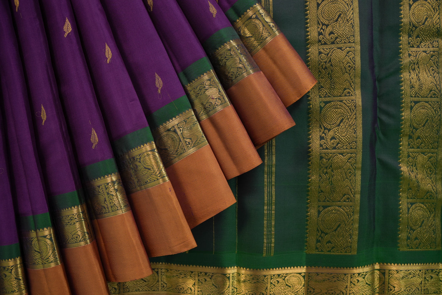 Bridal kanchipuram silk saree