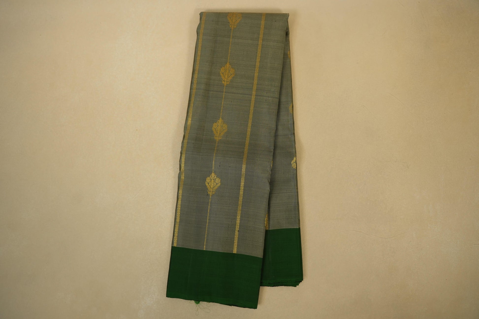 online Grey vintage kanjivaram silk saree
