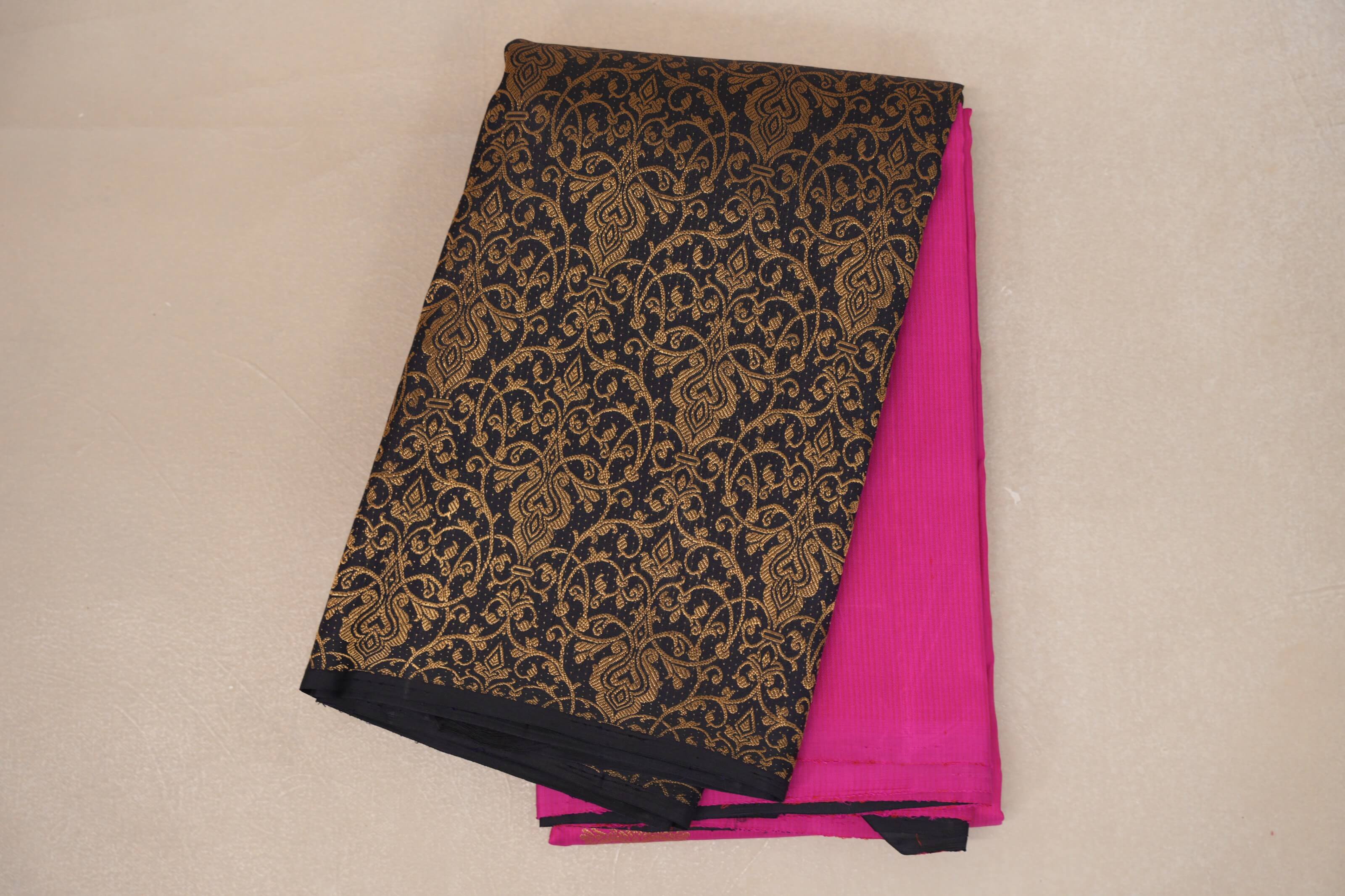 Pink Vintage Kanjivaram Silk Saree 