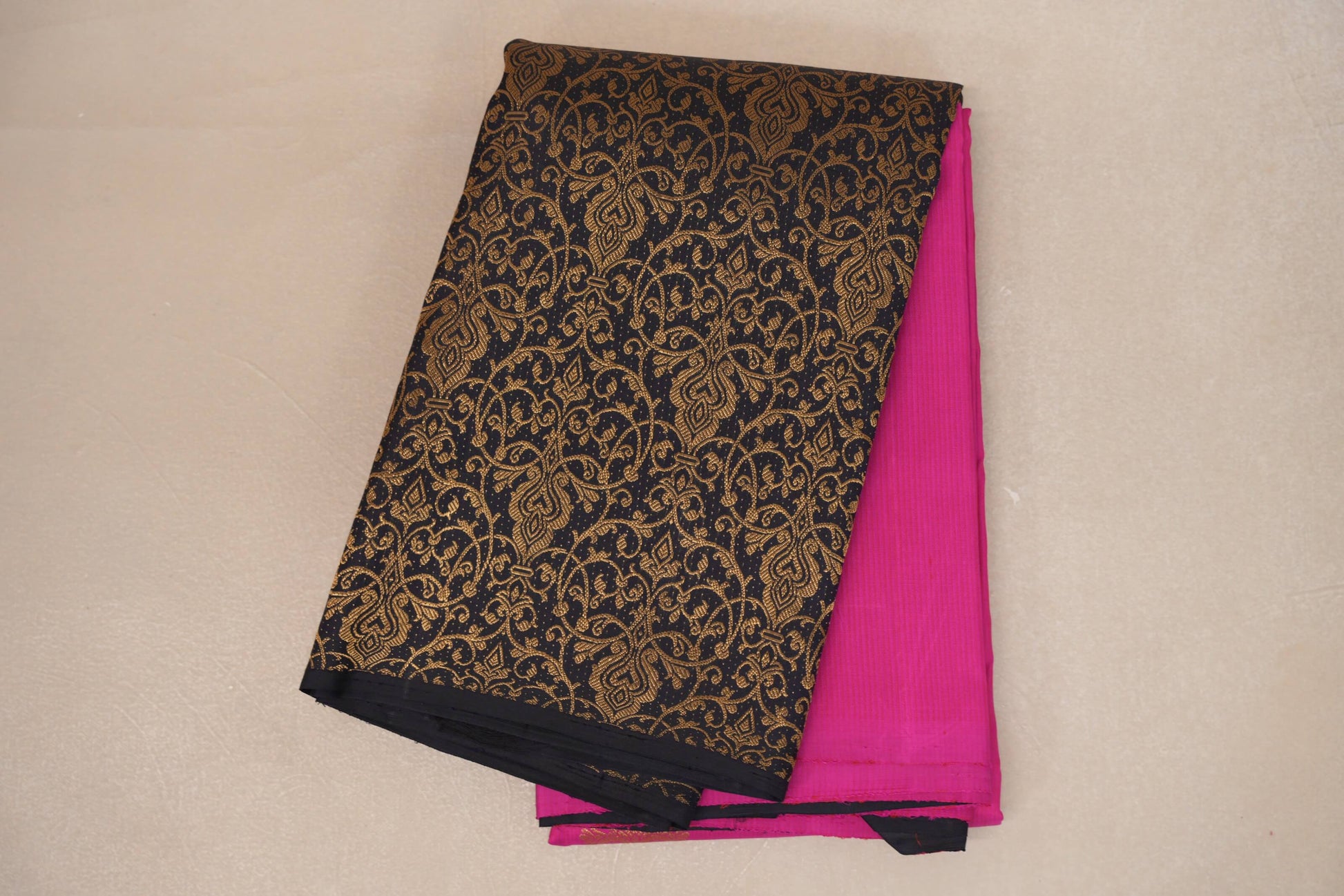 Pink Vintage Kanjivaram Silk Saree 