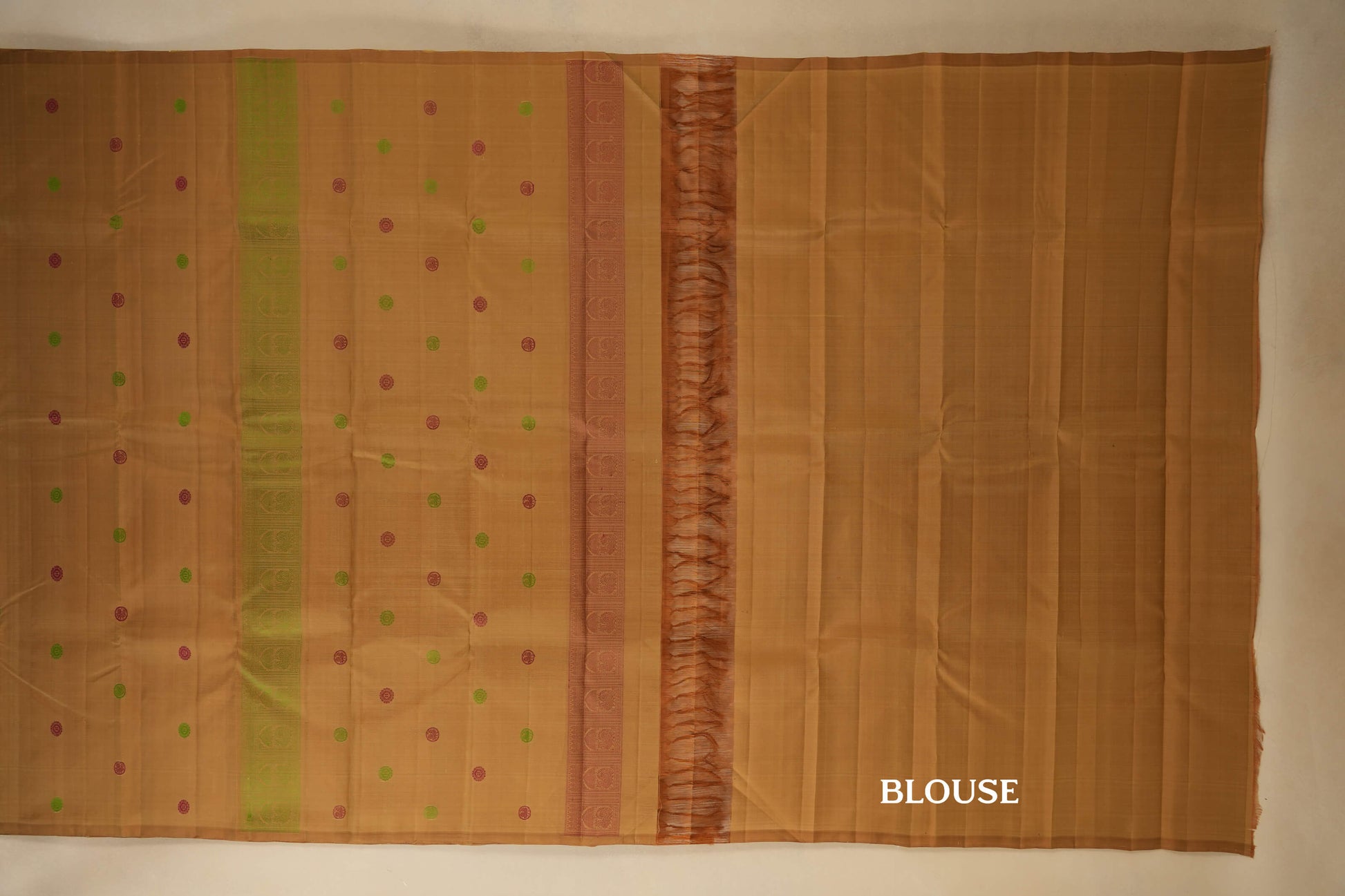 vintage kanjivaram silk saree blouse