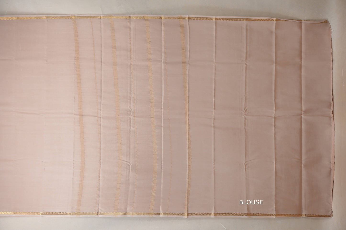Cream Beige Mysore Silk Saree SS8982