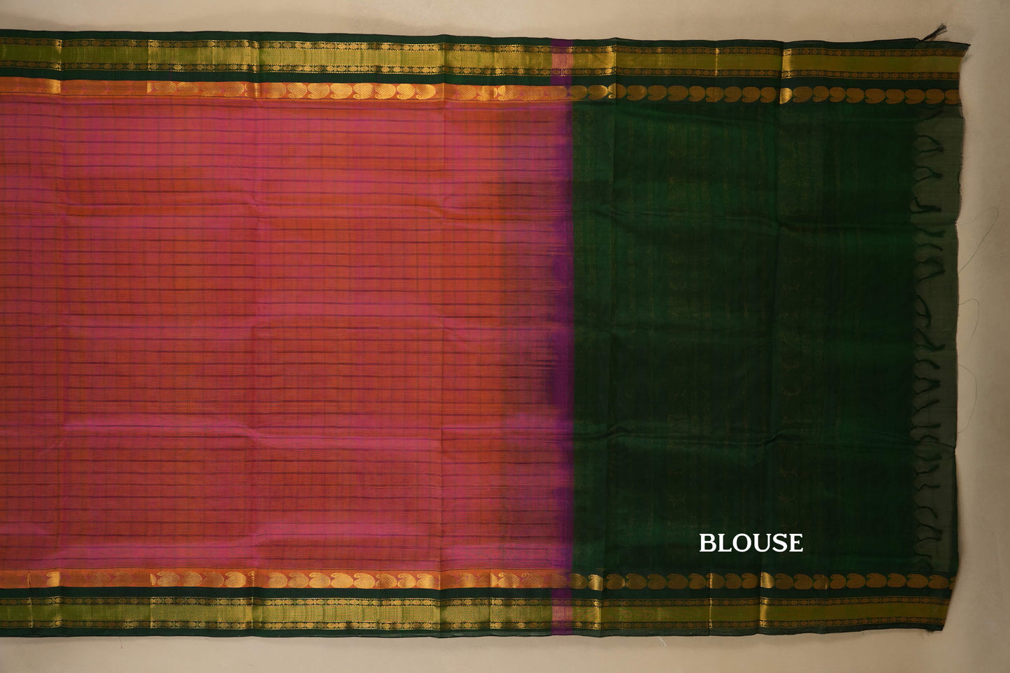 vintage silk cotton saree blouse