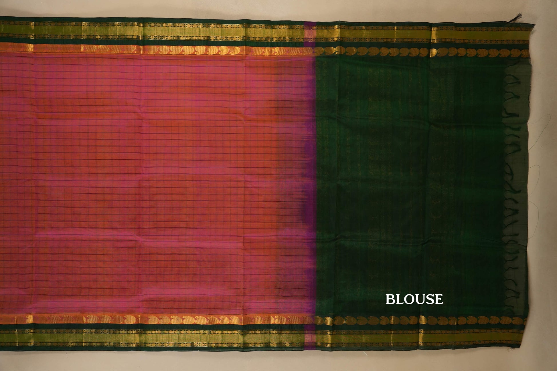 vintage silk cotton saree blouse