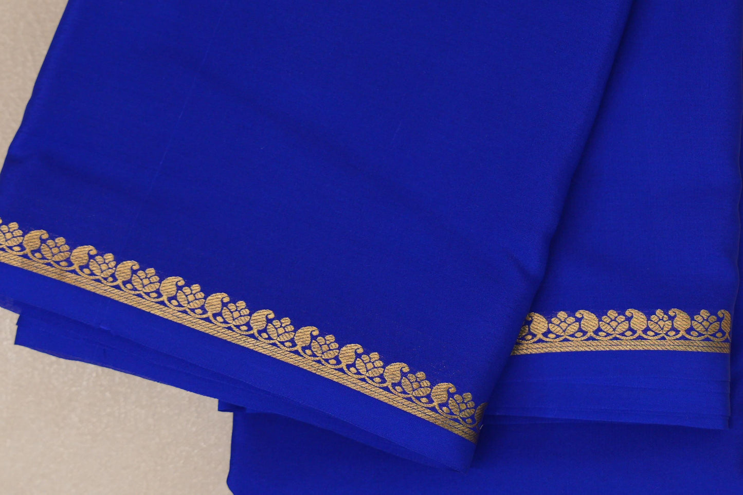 Royal Blue Mysore Silk Saree SS8987