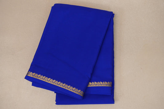 Royal Blue Mysore Silk Saree SS8987
