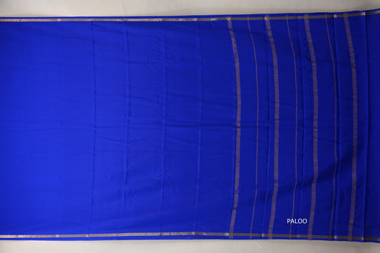 Royal Blue Mysore Silk Saree SS8987