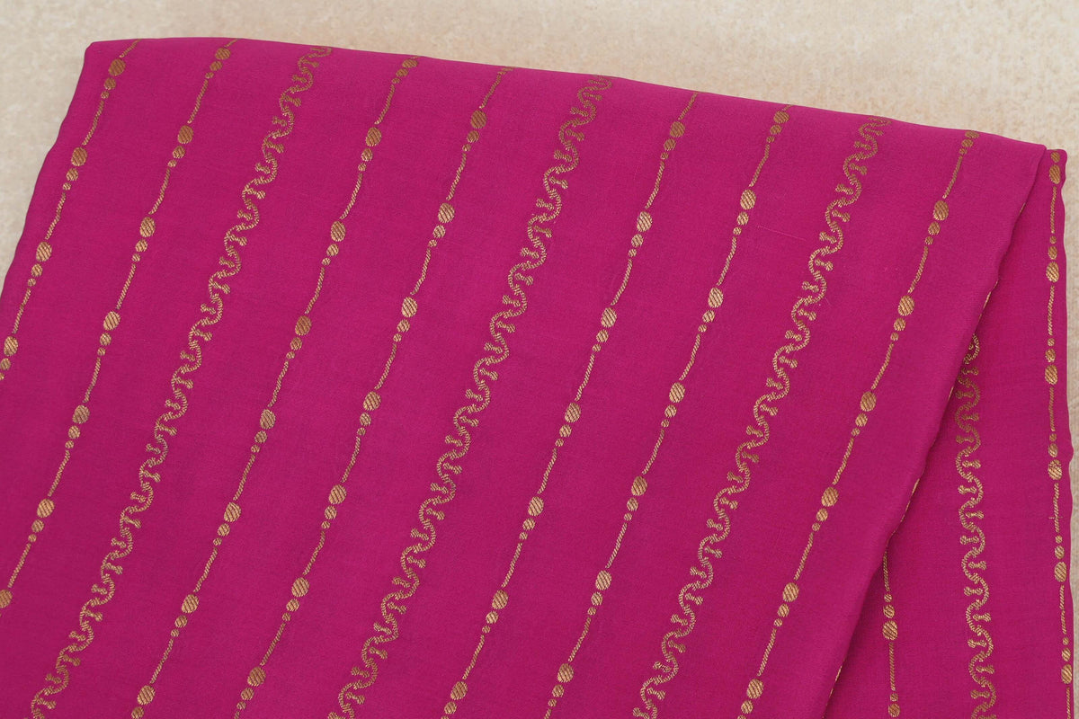 Rani Pink Mysore Silk Saree body