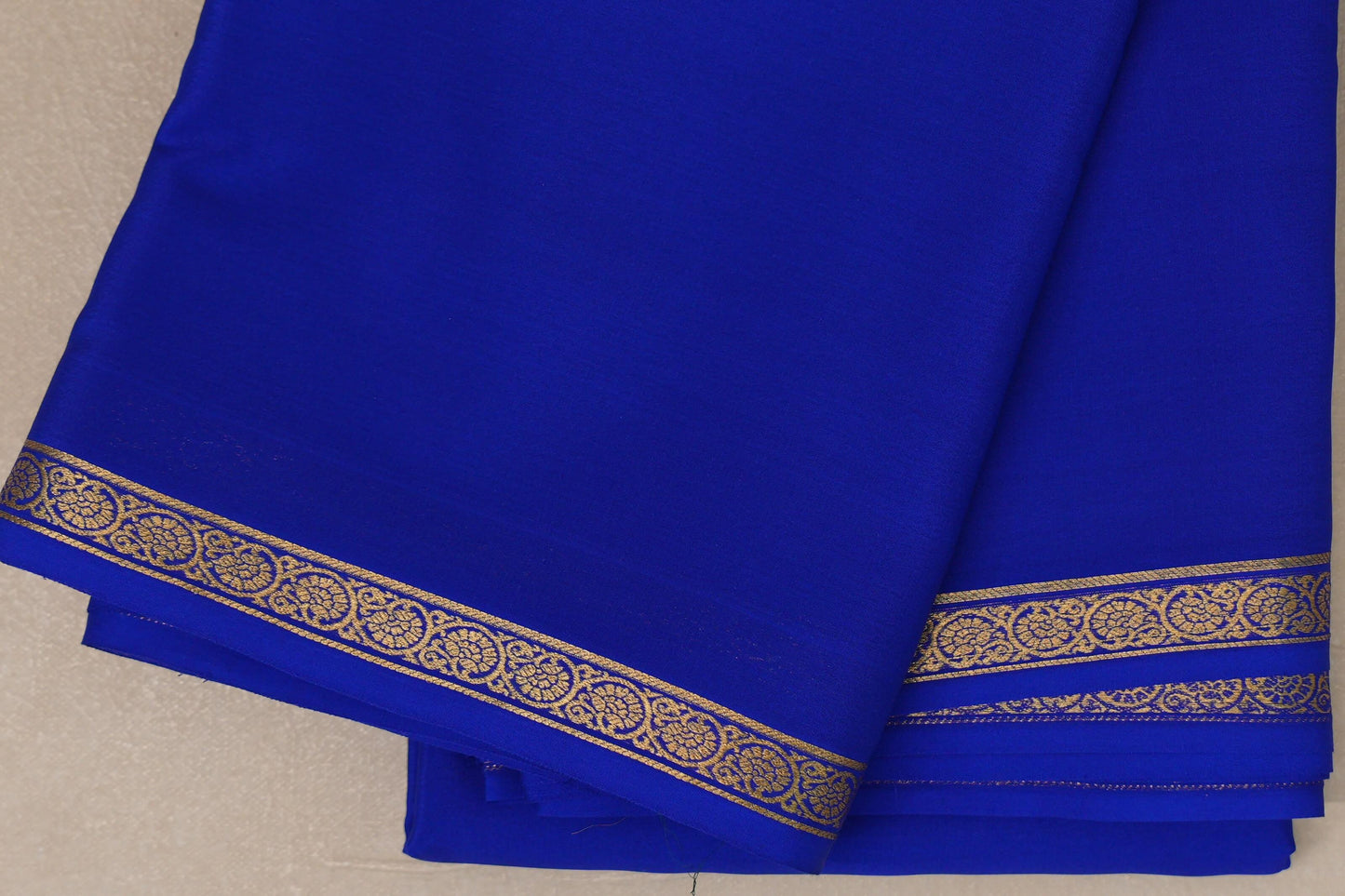 Royal Blue Mysore Silk Saree SS8991