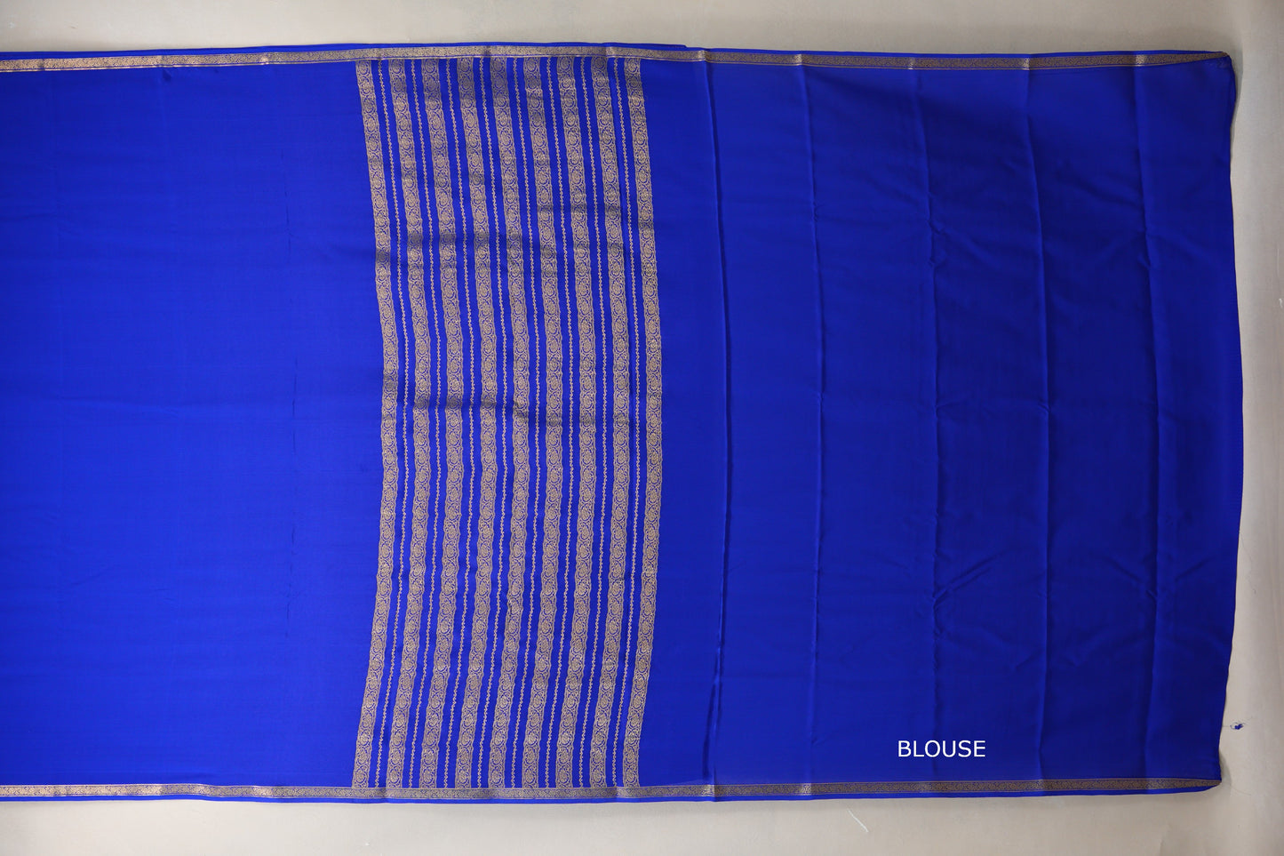 Royal Blue Mysore Silk Saree SS8991