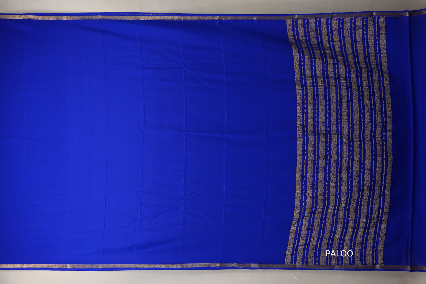 Royal Blue Mysore Silk Saree SS8991