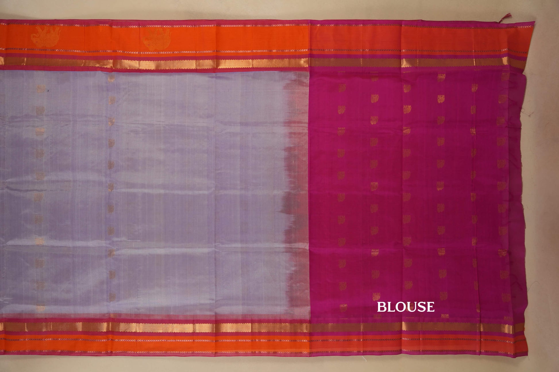 vintage silk cotton saree blouse