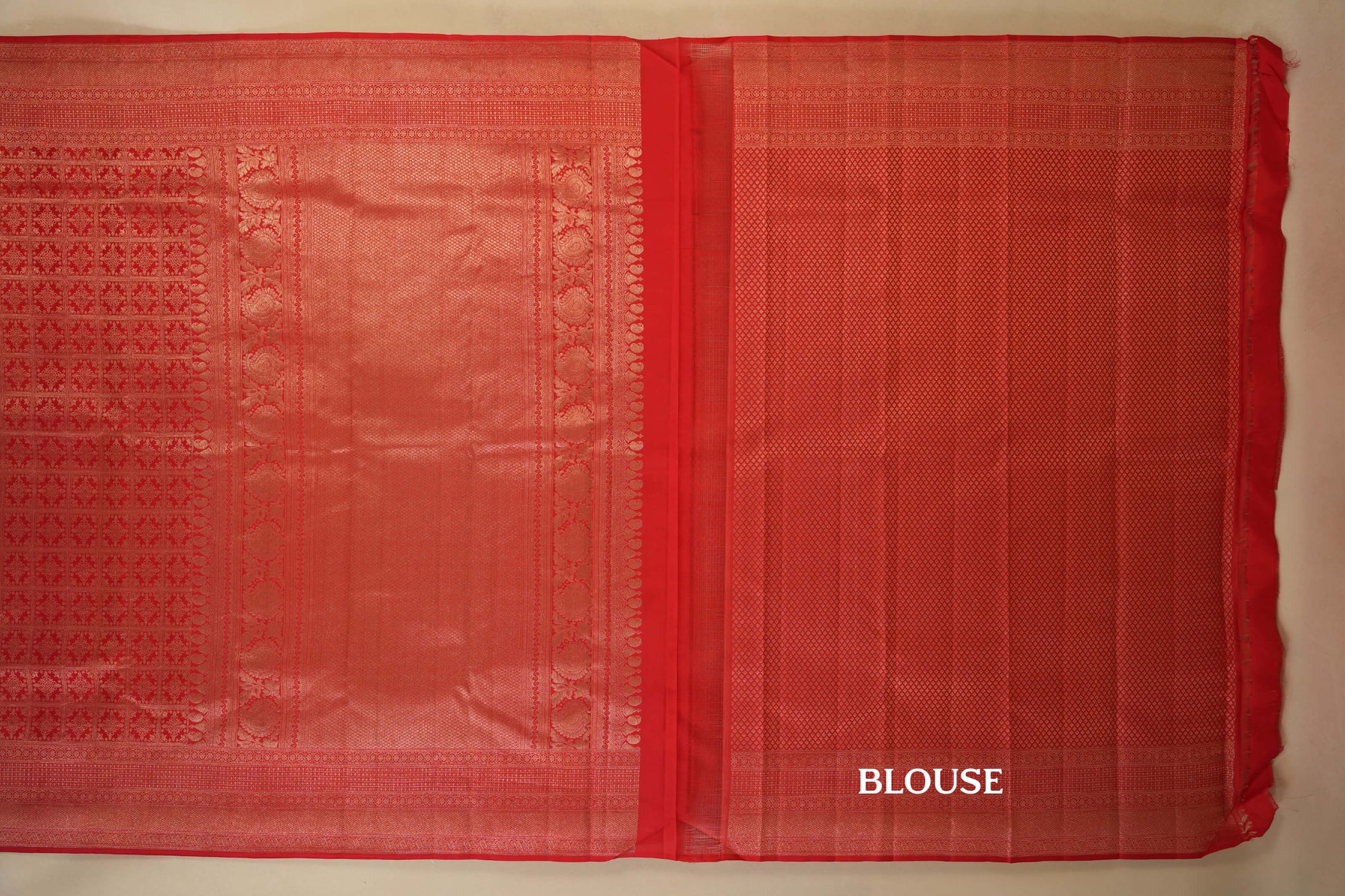 vintage kanjivaram silk saree blouse