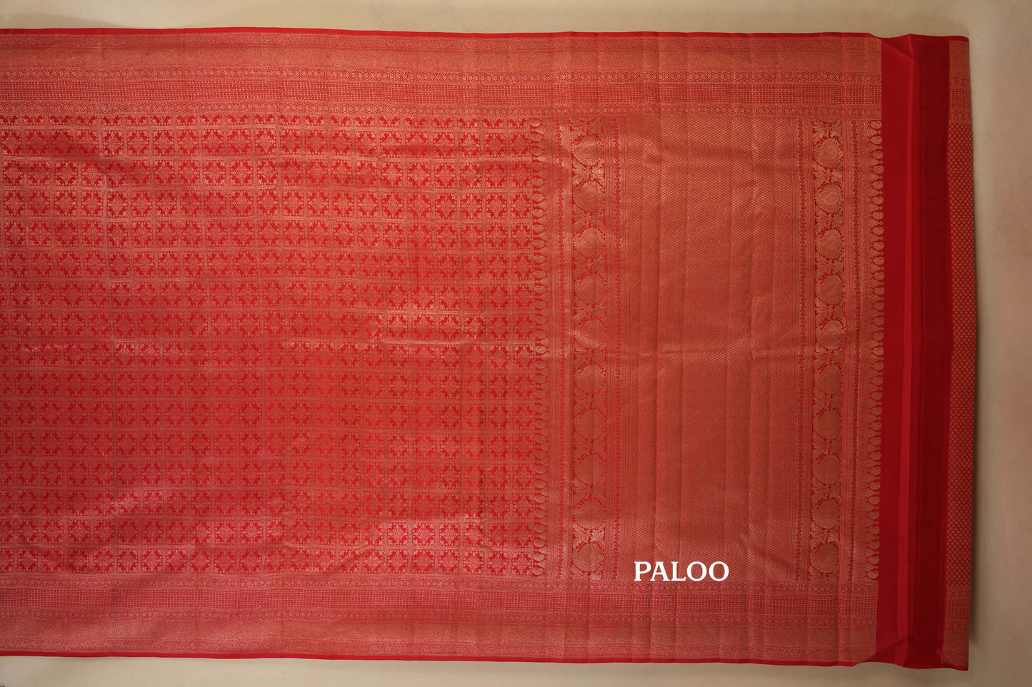vintage kanjivaram silk saree paloo