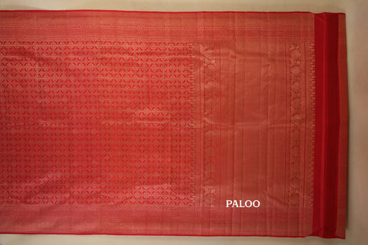 Red Kanjivaram Silk Saree SS7943