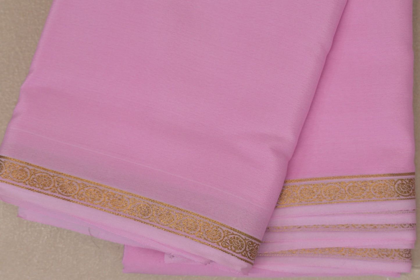 Baby Pink Mysore Silk Saree SS8996