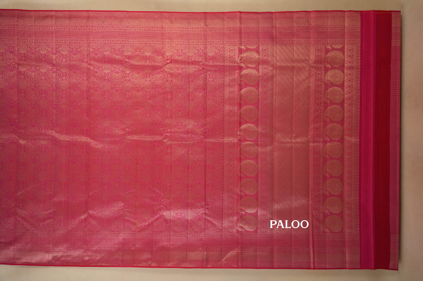 vintage kanjivaram silk saree paloo