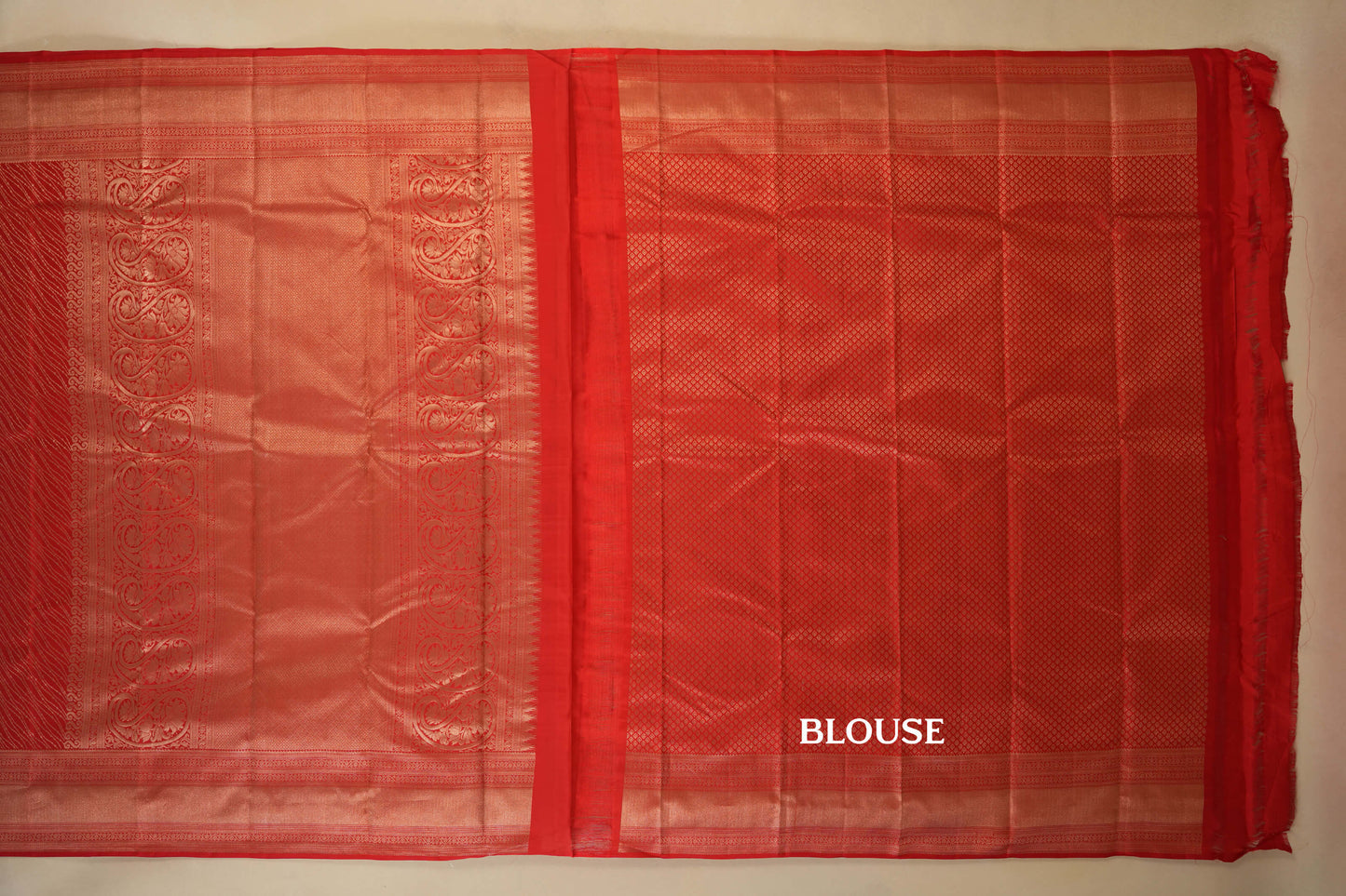 Red Kanjivaram Silk Saree SS7945