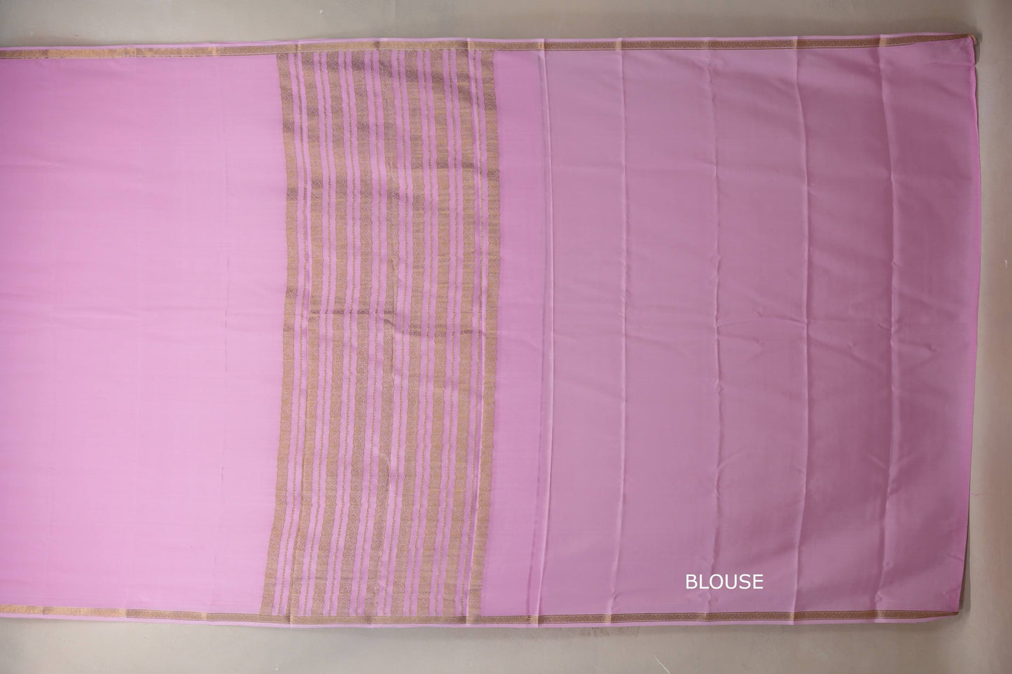 Baby Pink Mysore Silk Saree SS8996