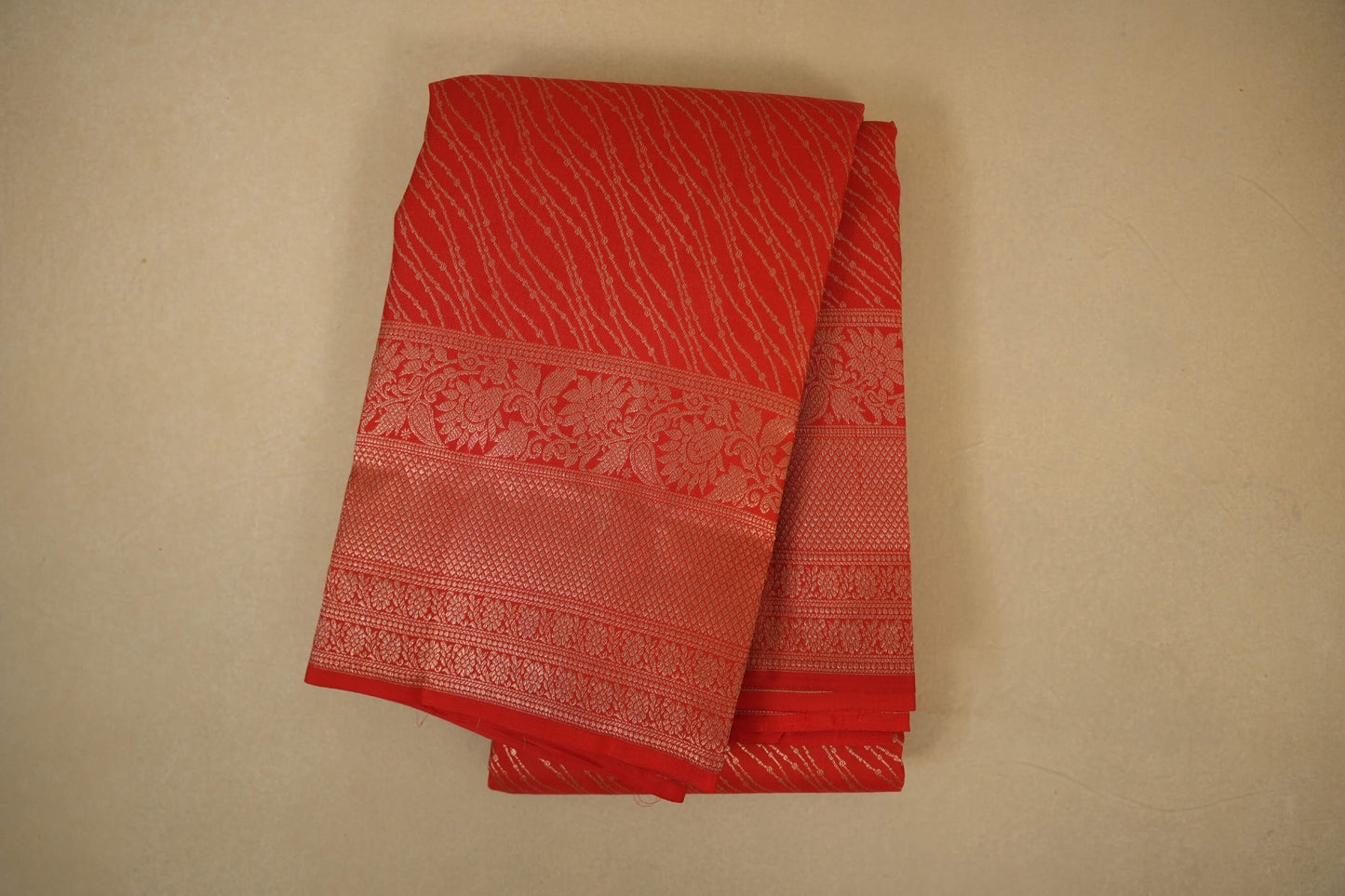 Red vintage kanjivaram silk saree