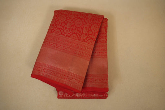 Red Kanjivaram Silk Saree SS7950