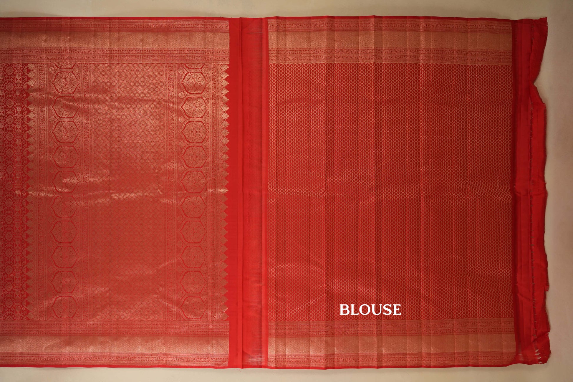 vintage kanjivaram silk saree blouse