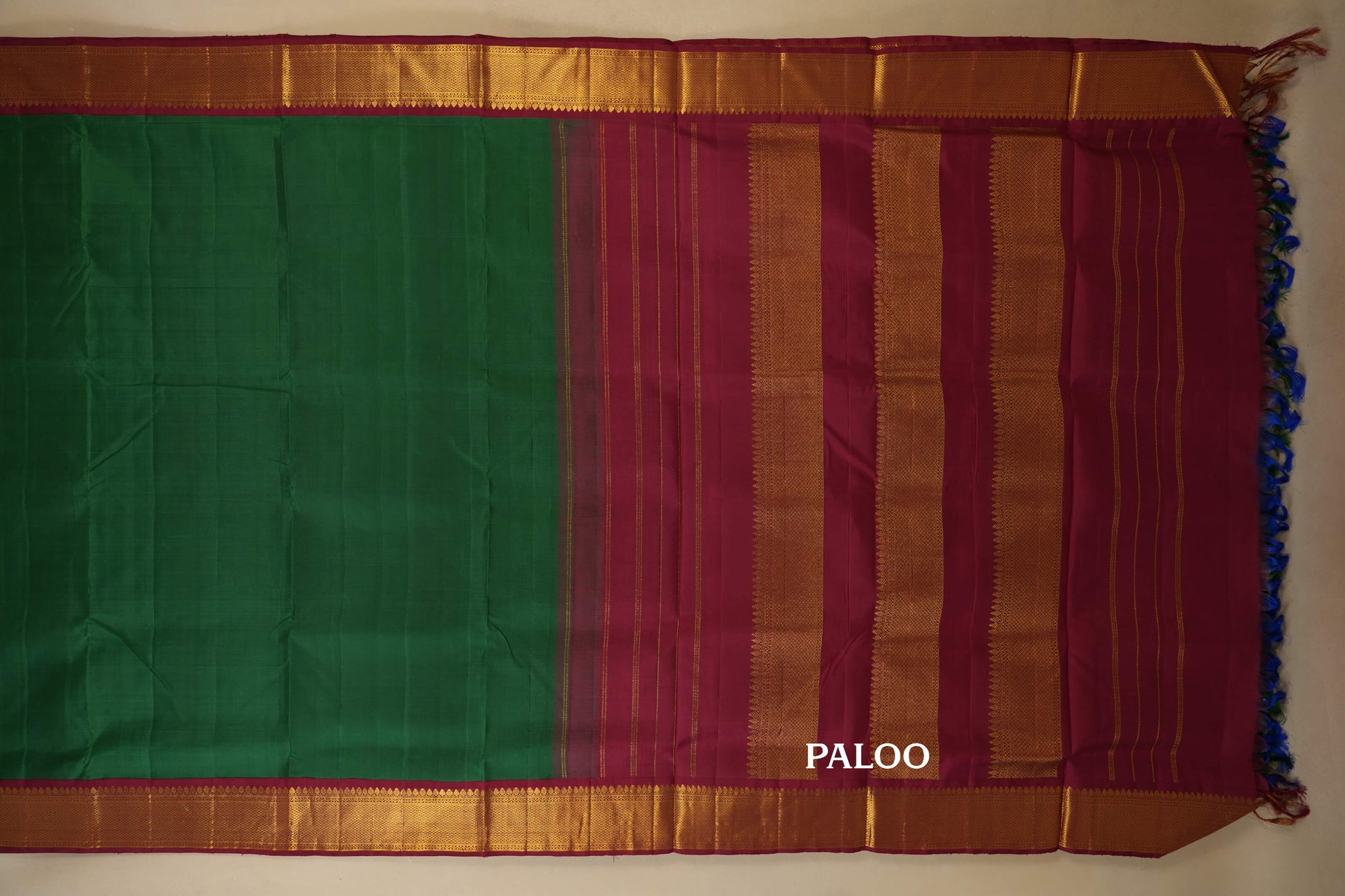 ten yards madisar silk saree paloo