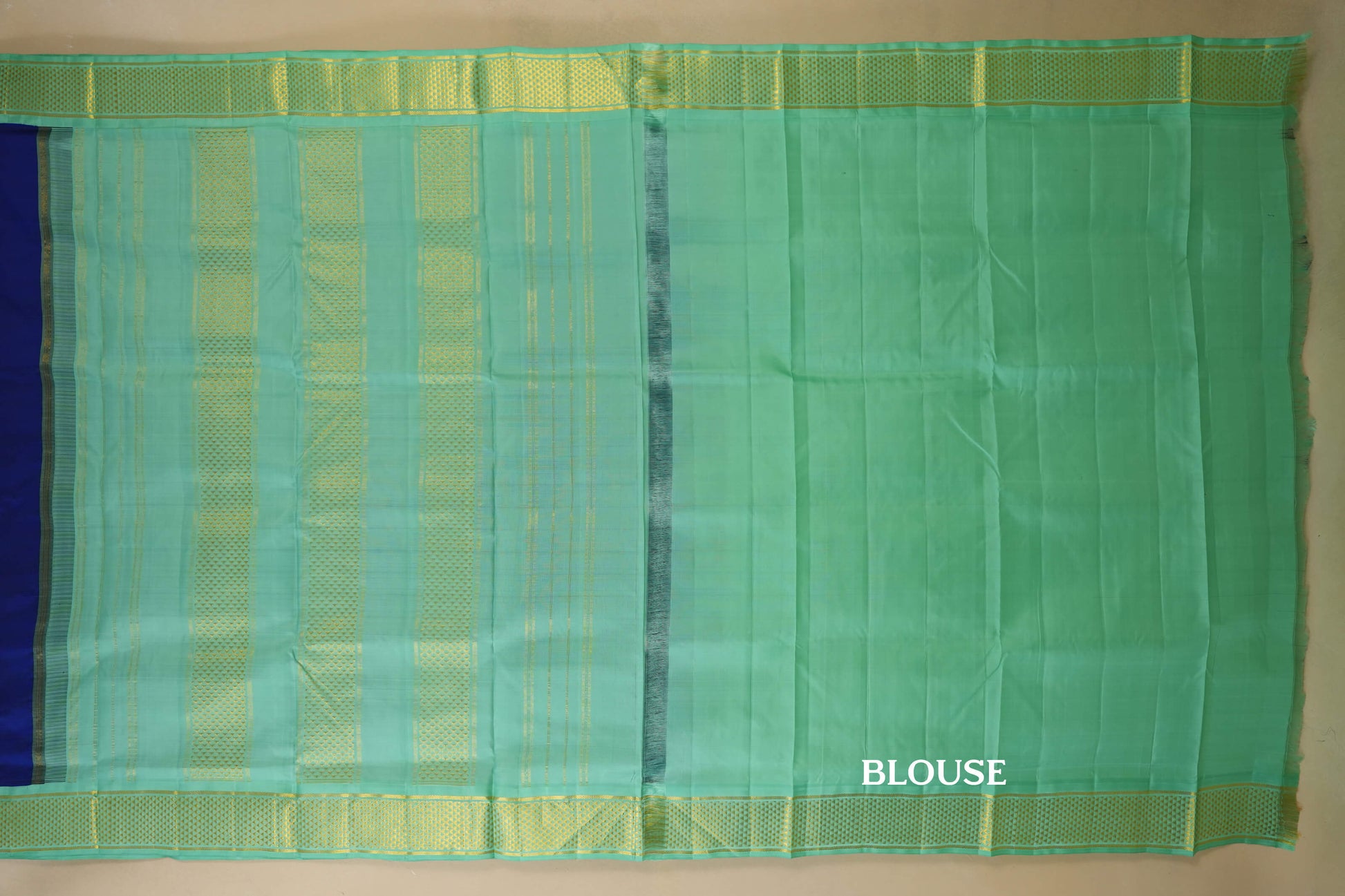 ten yards madisar silk saree blouse