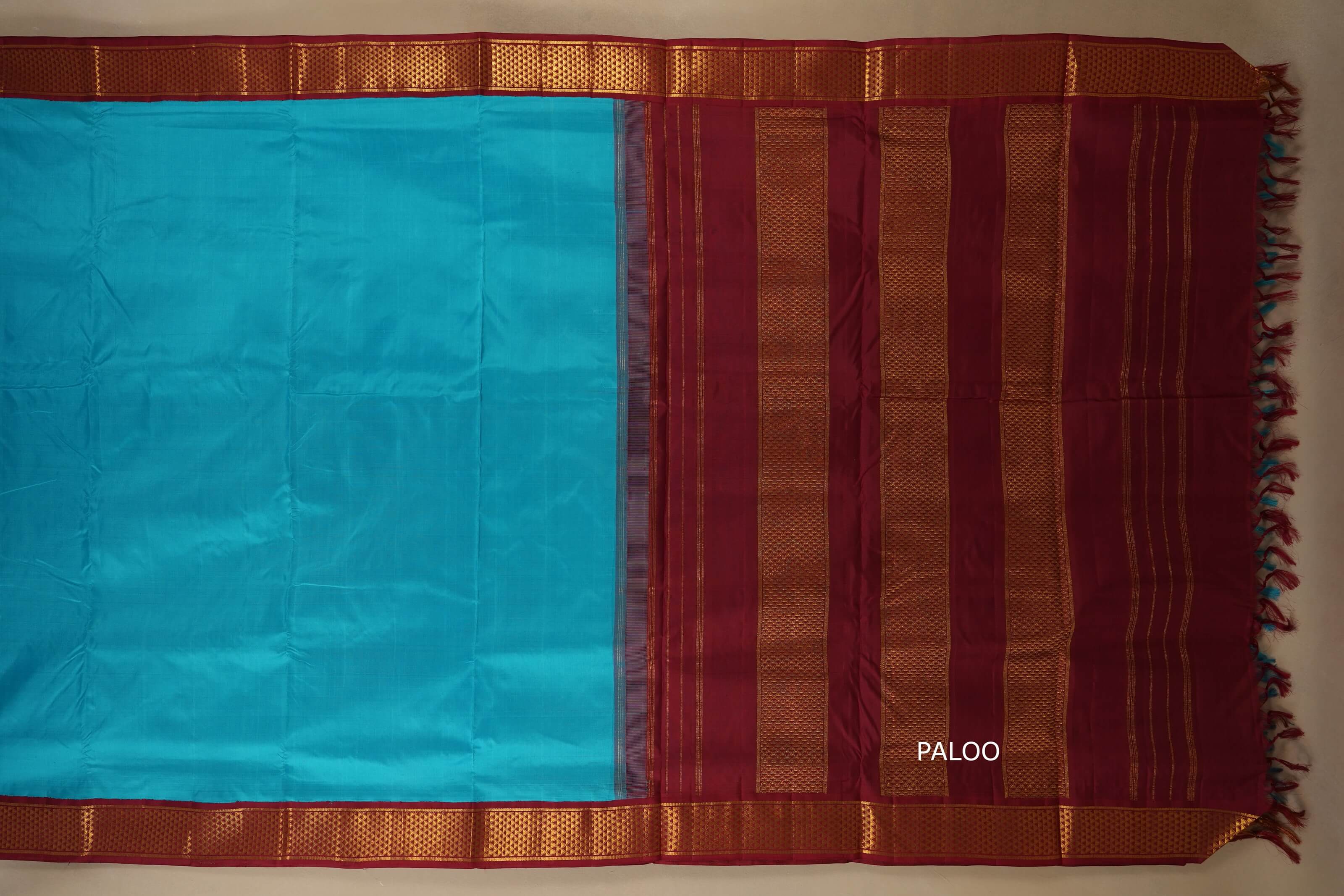 ten yards madisar silk saree paloo