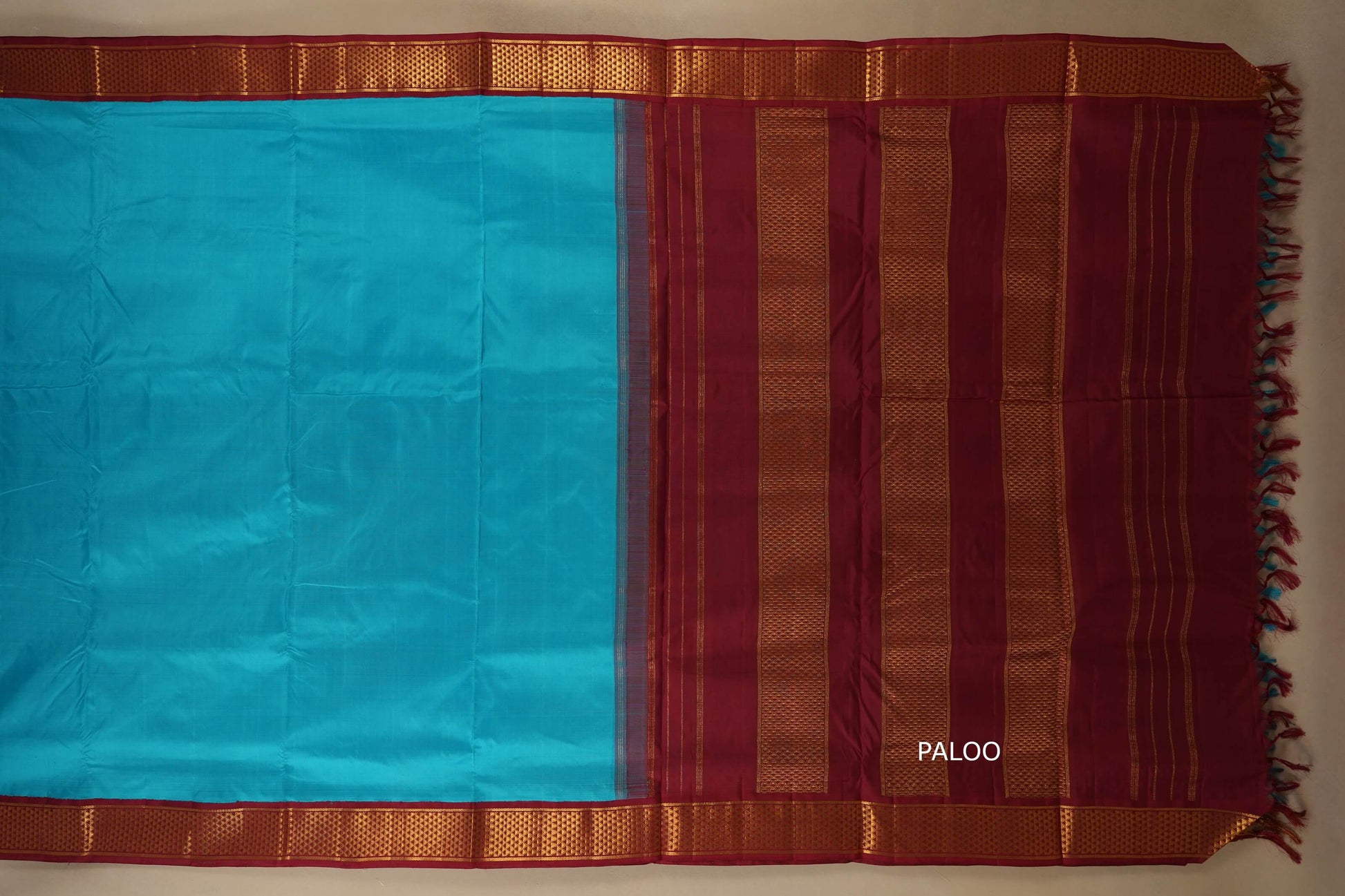ten yards madisar silk saree paloo