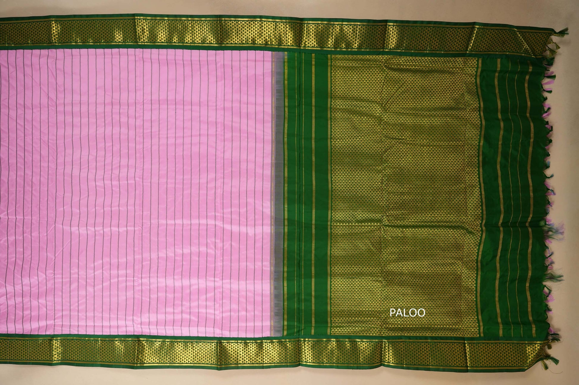 ten yards madisar silk saree paloo