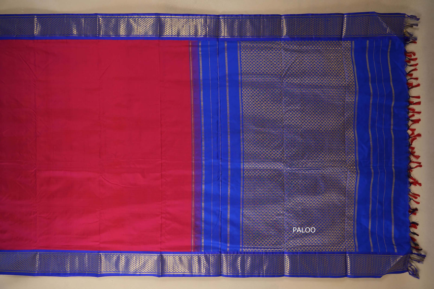 ten yards madisar silk saree paloo