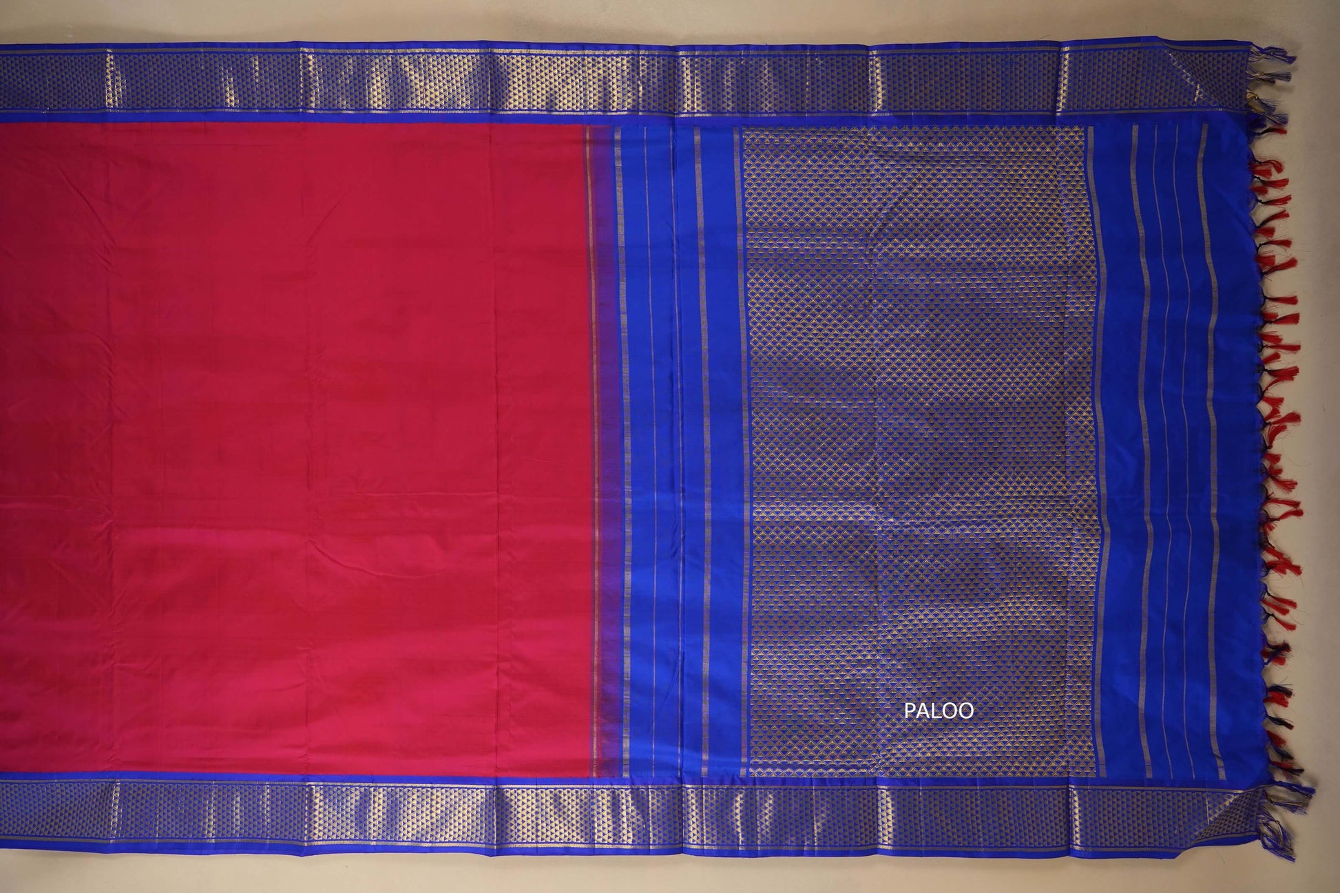 ten yards madisar silk saree paloo