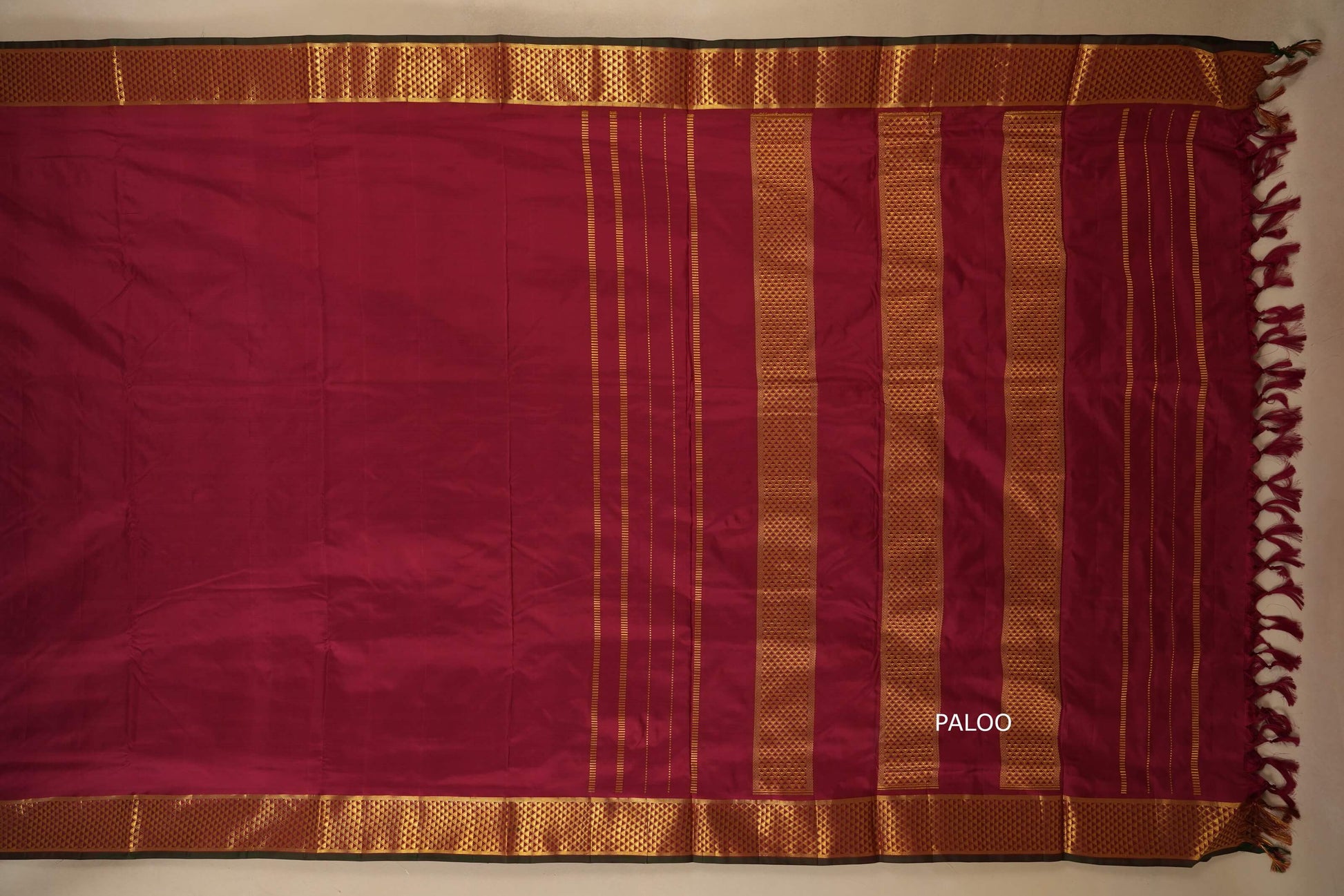 ten yards madisar silk saree paloo