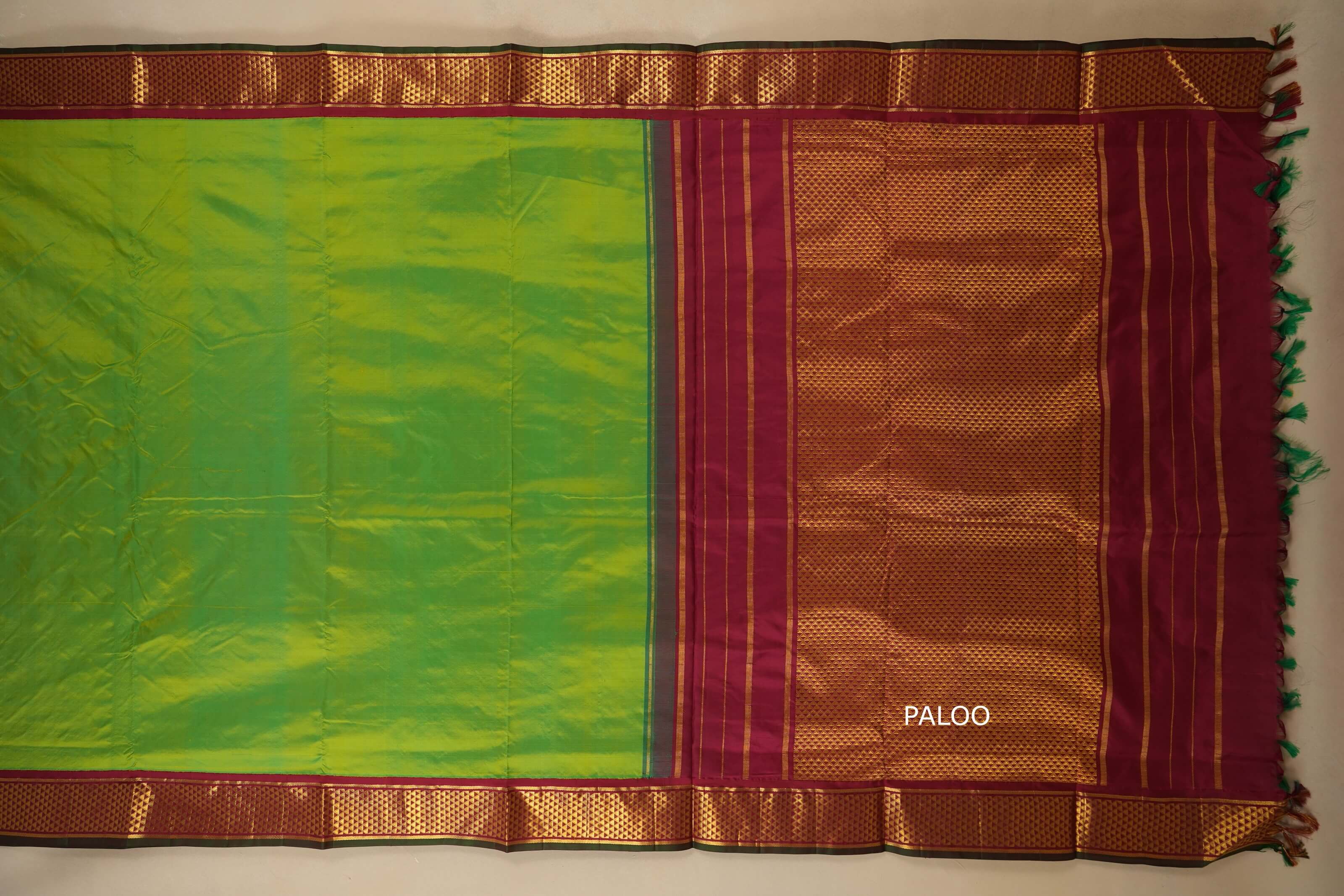 ten yards madisar silk saree paloo
