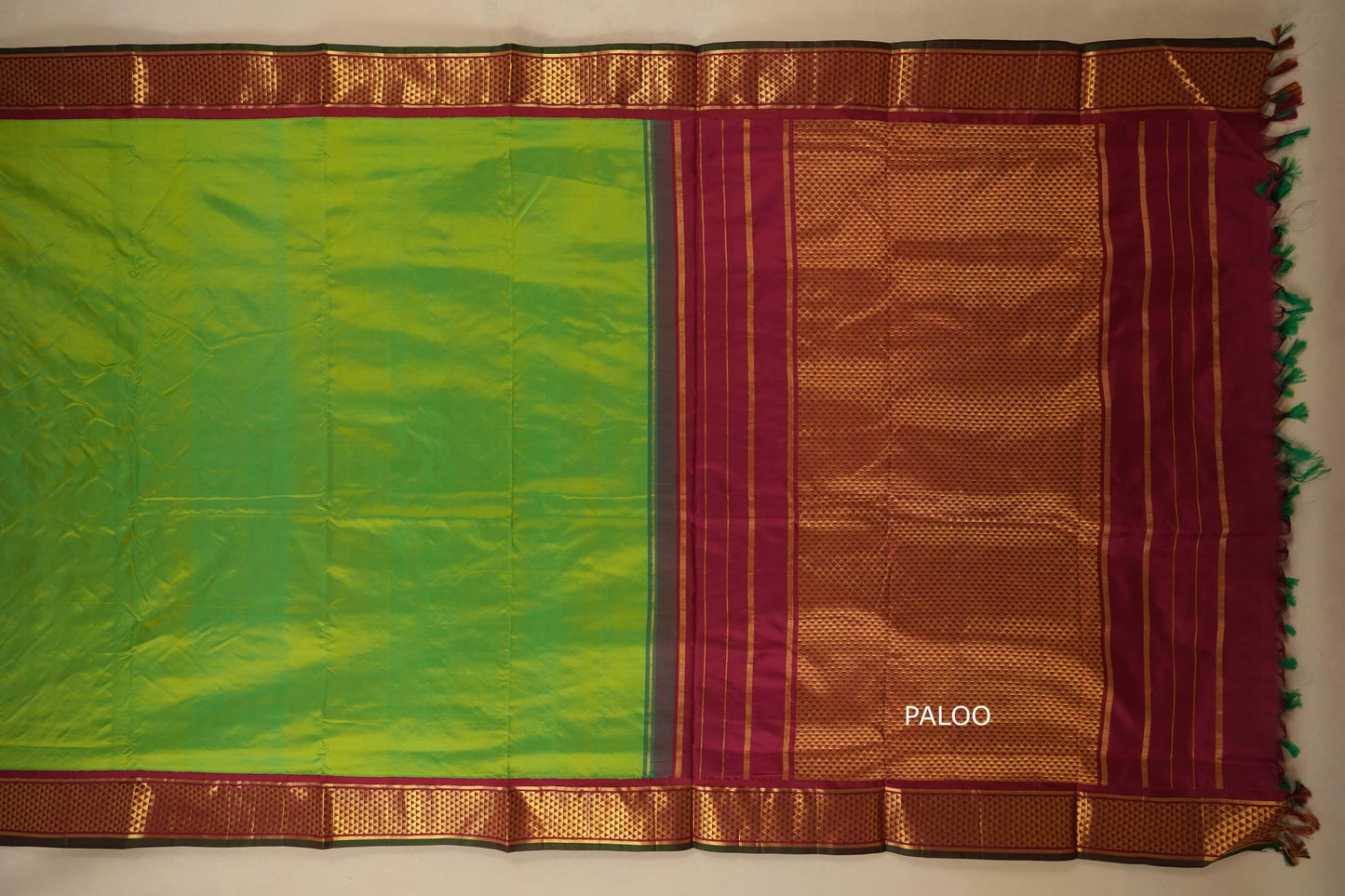 ten yards madisar silk saree paloo