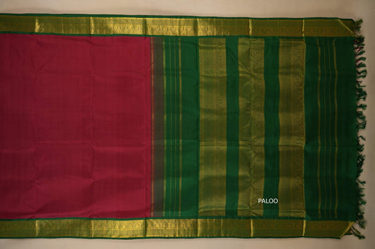 ten yards madisar silk saree paloo