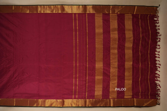 ten yards madisar silk saree paloo