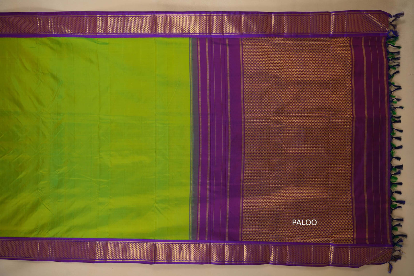 ten yards madisar silk saree paloo