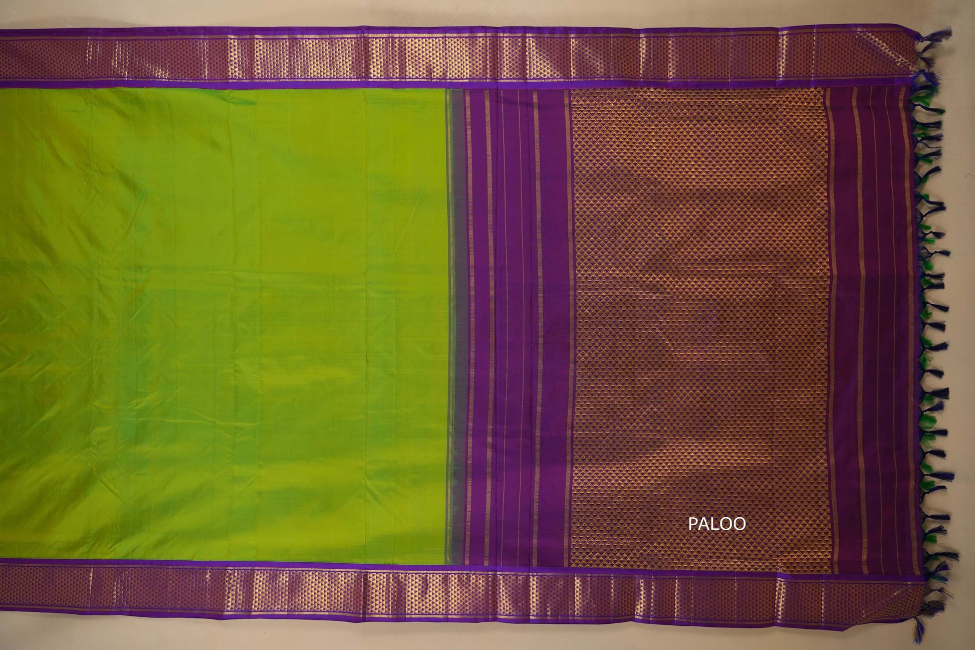 ten yards madisar silk saree paloo