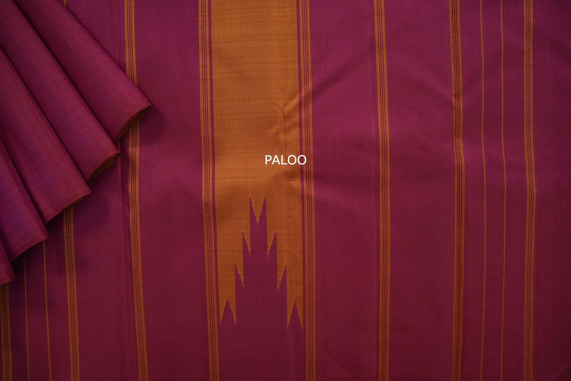 Plain kanchipuram silk saree