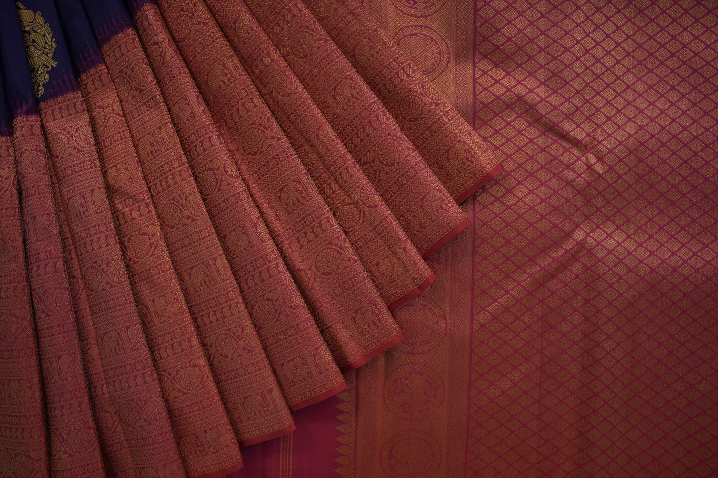 Vintage kanchipuram silk saree