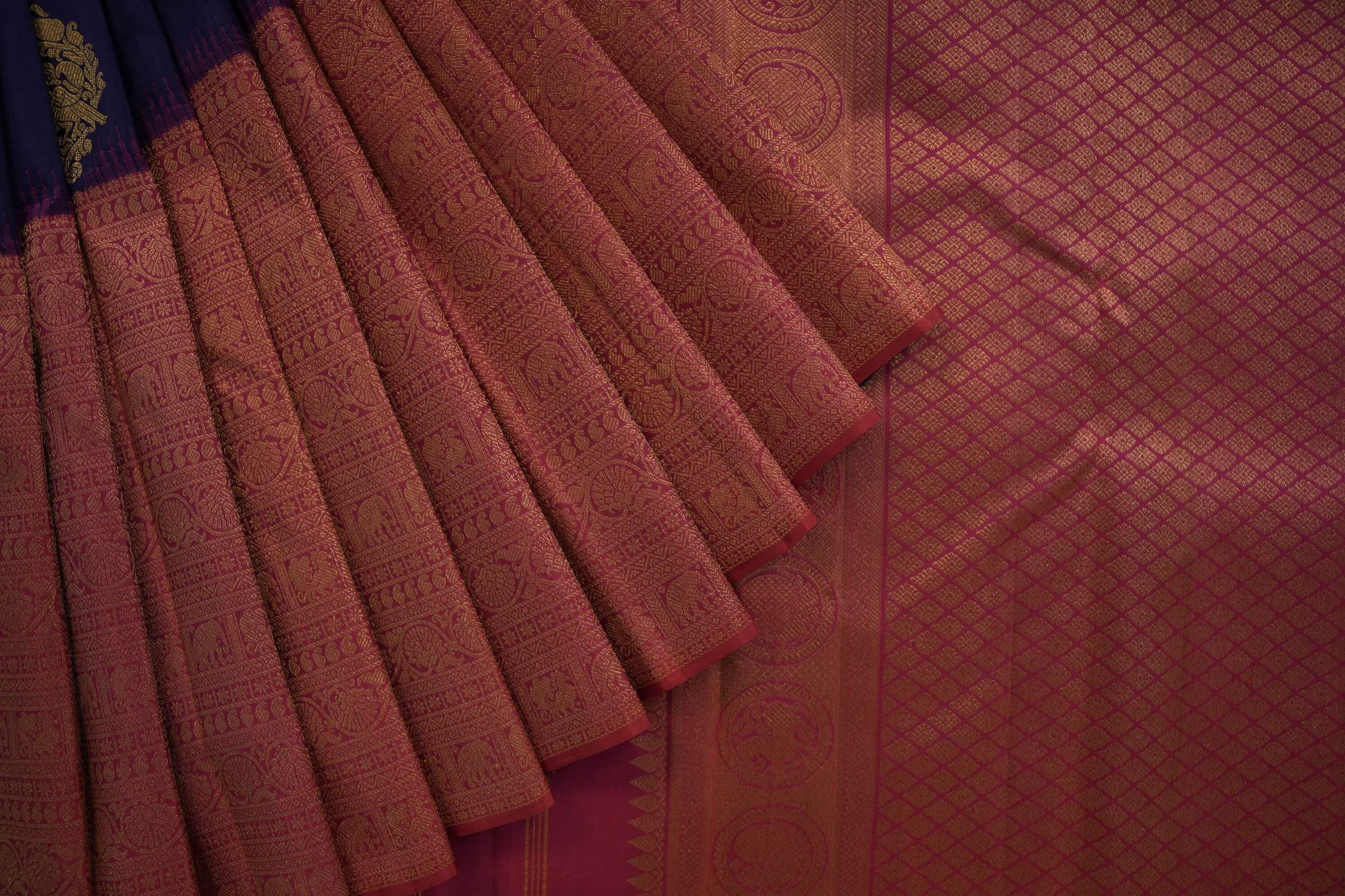 Vintage kanchipuram silk saree