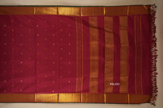 ten yards madisar silk saree paloo