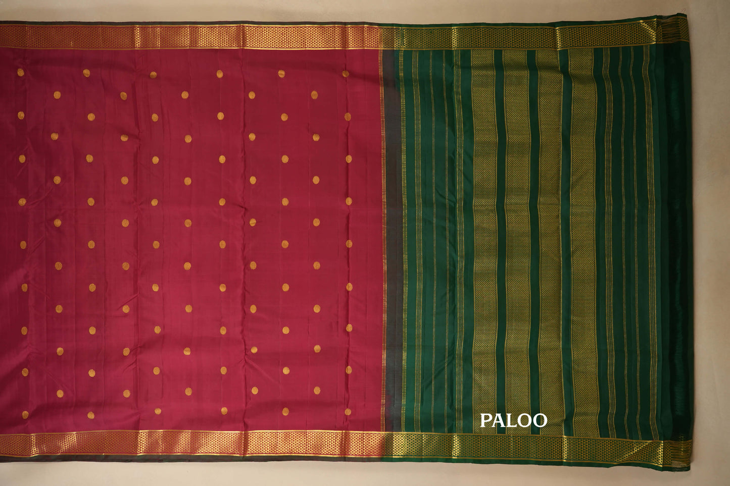 ten yards madisar silk saree paloo